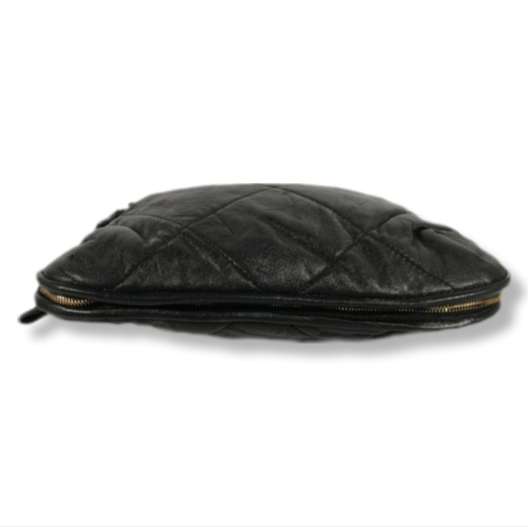 LANVIN Paris Vintage soft black Italian leather Lanvin purse - Picture 9 of 14